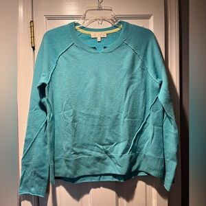 Women’s LABEL + THREAD Turquoise Cashmere Sweater sz S